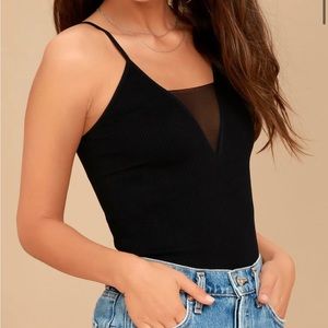 Free People - Come Around Cami - Size M/L - Black